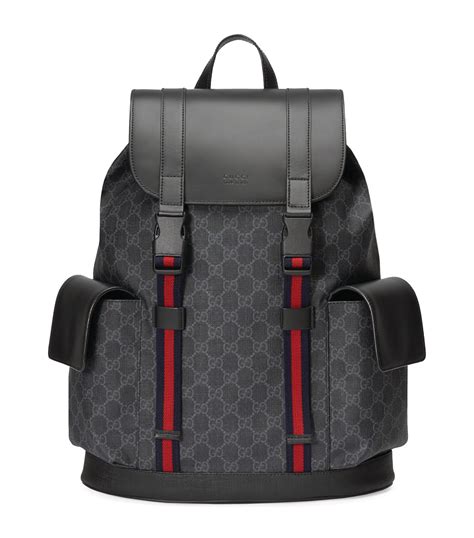 gucci backpack men cheap|Gucci leather backpacks for men.